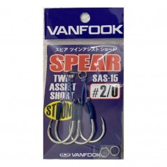 VANFOOK - SPEAR TWIN ASSIST SHORT SAS 15 -2/0