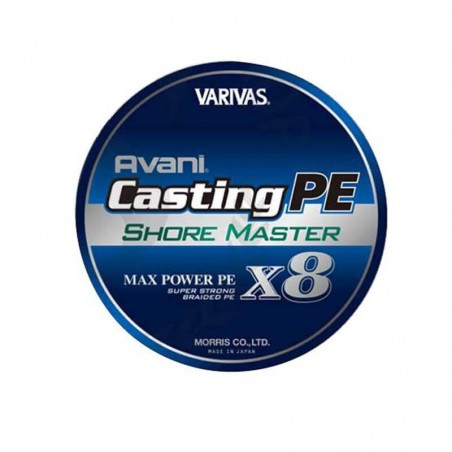 VARIVAS - AVANI CASTING MAX X8 SHORE MASTER 200M -PE 1.2