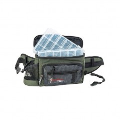 IRON CLAW - PLAIN BELLY BAG NX WITH 2 TACKLE BOXES