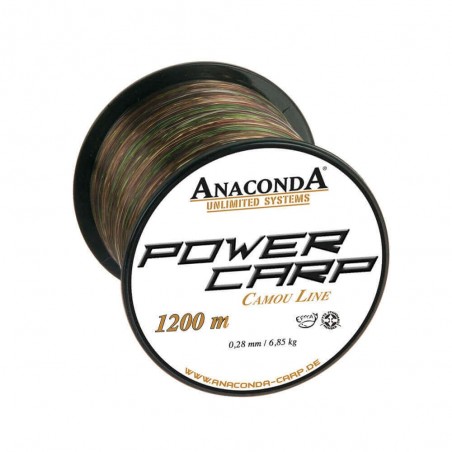 ANACONDA - POWER CARP CAMOU LINE 1200M -0.28MM