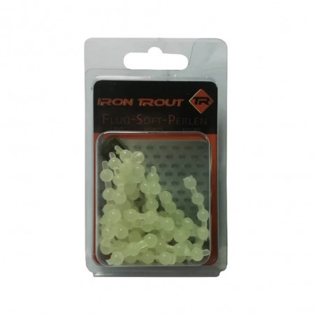 IRON TROUT FLUO SOFT BEADS 100PCS -5MM
