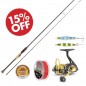 SET FOR LRF FISHING WITH ROD 2.13M -1