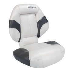 WATERSIDE CAPTAIN DELUXE BASS BOAT SEAT -GREY/WHITE