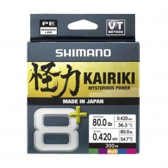 SHIMANO KAIRIKI 8+ BRAID MULTICOLOR 150M -0.19MM