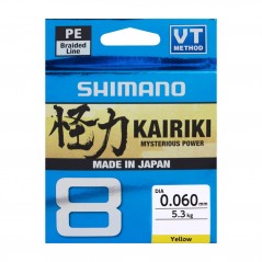 SHIMANO - KAIRIKI 8 BRAID MULTICOLOR 300m -0.19mm