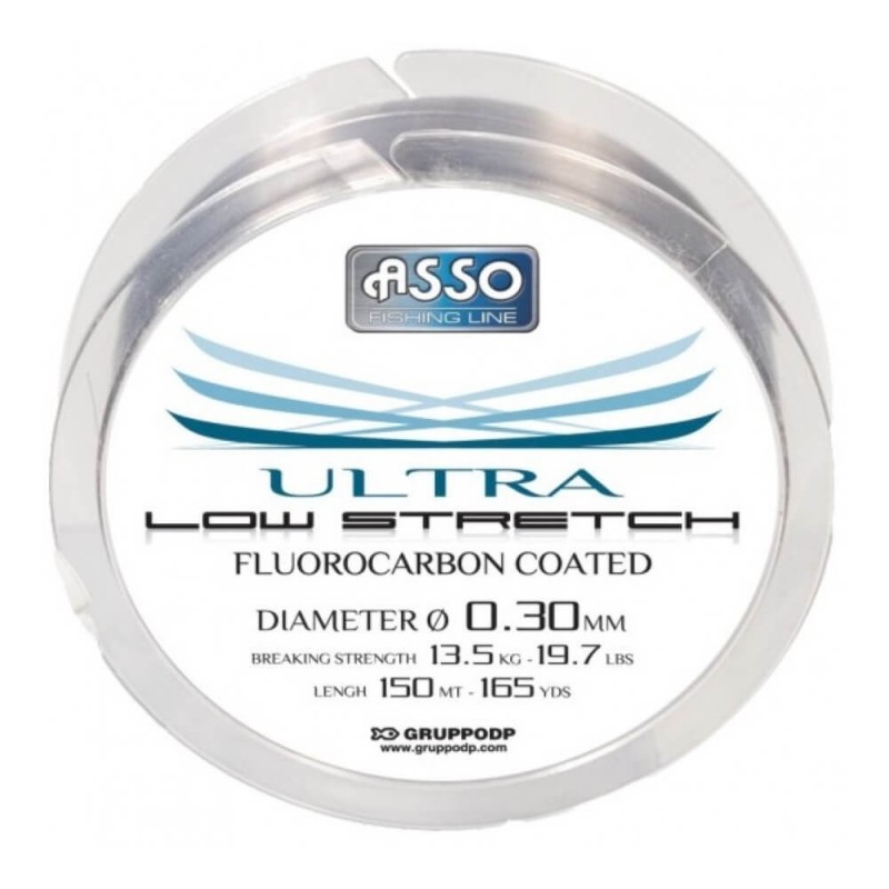 ASSO ULTRA LOW STRETCH 150m FLUOROCARBON ASSO ULTRA LOW STRETCH 150m FLUOROCARBON