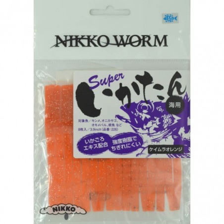 NIKKO - Squid Strips - Big -UV Orange