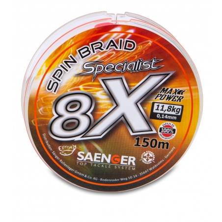 ΝΗΜΑ SAE SPECIALIST SPIN BRAID X 8 150M -0.12MM